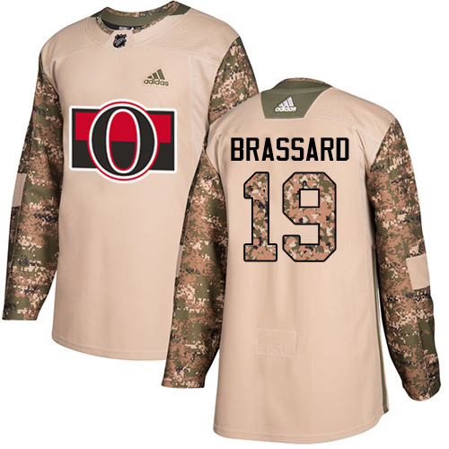 Adidas Senators #19 Derick Brassard Camo Authentic Veterans Day Stitched NHL Jersey